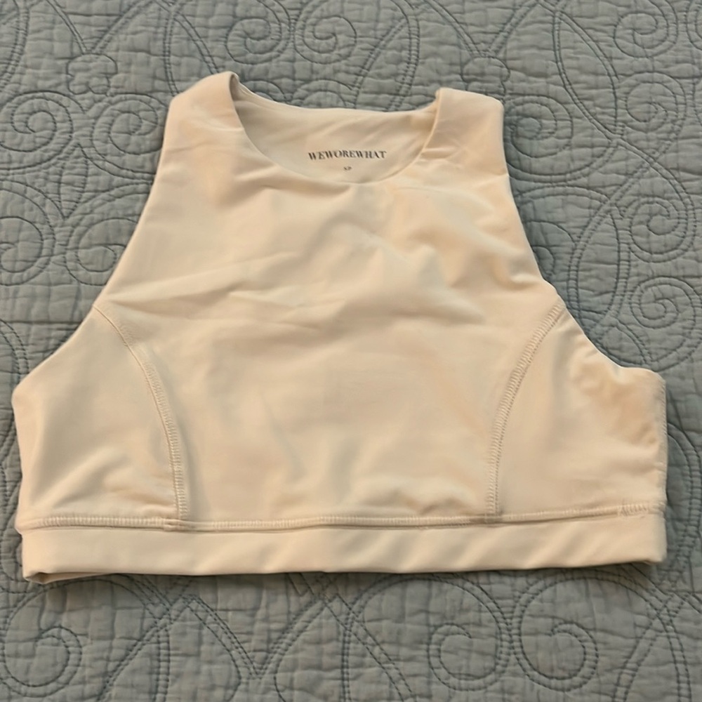 WeWoreWhat White Crop Top